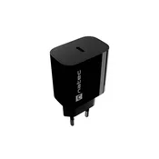 NAT WALL CHARGER NATEC RIBERA 1X USB-C 20W BLACK
