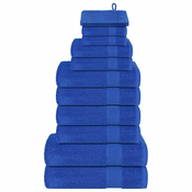 vidaXL vidaXL Komplet brisač 12-delni modra 360 gsm 100% bombaž, (21822825)