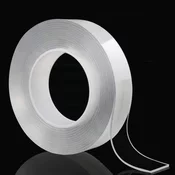Dvostrano lepljiva traka Nano Tape, Providna, 3m