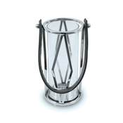 Lanterna FRAGIL 26 cm hrom/crna