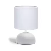Aigostar - Stona lampa 1xE14/40W/230V siva/bela