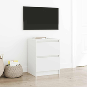 Vidaxl TV omarica bela 40x35x54 cm inženirski les