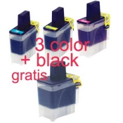 Komplet LC900 ( LC41) C + M + Y + črna LC-900 gratis (3+1gratis), kartuša za Brother DCP-110C, DCP-115C, DCP-117C, DCP-120C, MFC-215C, .... - FENIX LC900 C + M + Y + črna gratis