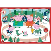 Ravensburger slagalica Pepa Prase Božic, džambo podna slagalica od 24 dela