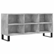 TV ormaric siva boja betona 103,5x30x50 cm konstruirano drvo