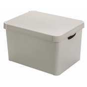Box Curver® DECO STOCKHOLM L, siva/pike, 40x25x30 cm