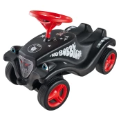 Poganjalec avto Bobby Car Classic Little Rocker BIG črn s hupo in rokerskimi nalepkami od 12 mes