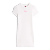Tommy Jeans Obleka rosé/svetlo roza/bela