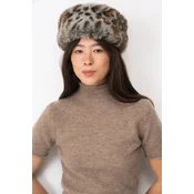 RUSLAN BAGINSKIY kapa ženska Faux-Fur Pillbox Hat