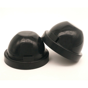 INF 2 pakiranja gumijastega, toplotno odpornega pokrova proti prahu LED žarometov za avto Black 8 cm/5,2 cm, (21278270)