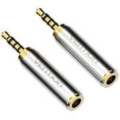 audio adapter, Vention VAB-S02, 3.5mm (female) to mini jack 2.5mm (male), (gold)