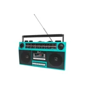 EPE FP-830 Old Style prijenosni retro radio s kasetofonom, Bluetoothom i USB-om – zeleni