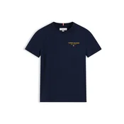 TOMMY HILFIGER Majica Essential mornarska/zlato-rumena