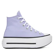 Modne superge Converse Chuck Taylor All Star Lift Double Stack A15206C Vijolična
