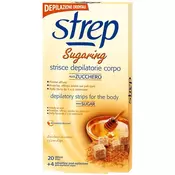 Strep Sugaring Wax Strips Body Delicate And Effective Sensitive Skin depilacijski trakovi za telo 20 ks za ženske