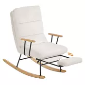 Songmics Gugalnik 97x67x100 cm Bela
