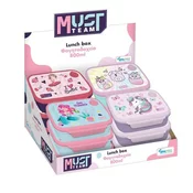 Luna: Must Team plastična škatla za malico za dekleta, več vrst, 800 ml, 1 kos
