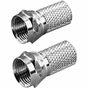 Vivanco F-vtič s tesnilko 7,0 mm SAT vtični konektor