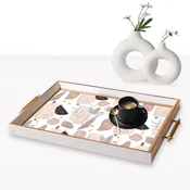 Aberto Design Poslužavnik TPB9864 50 x 29 x 3.5 cm, Šareni