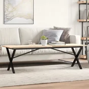 Noge za stolic za kavu s X-oblikom 140x30x43cm celik