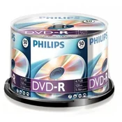 Philips DVD-R 4,7 GB 16x rola 50 kom/pak (50 naljepnica) PH922579