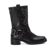 Xti za ženske. 14299903-NEGRO Škornji 142999 črni (40), Črna, 3 do 5 cm, Zip, Priložnostno