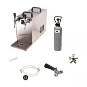 ich-zapfe Sistem za črpanje piva Stream 50 50L/h sušilnik iz nerjavečega jekla 2 liniji, (5000216320)