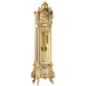Casa Padrino luxury baroque grandfather clock ivory/multicolored/gold - Magnificent solid wood pendulum clock in baroque style - Baroque interior - Baroque grandfather clocks - Made in Italy