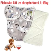 shumee NappiMe AIO plenice za večkratno uporabo Coolmax žep z enorogovimi krili