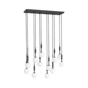 Open Design OR85464 - Luster na sajli ERO 12xG9/8W/230V crna