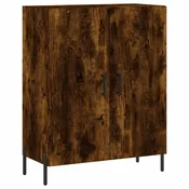 Komoda dimljeni hrast 69,5x34x90 cm inženirski les