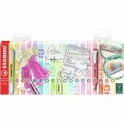 STABILO namizni set pastel flomastrov SWING COOL , 1/18