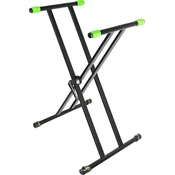 Gravity KSX 2 Zložljivo stojalo za klaviaturo Black (Samo odprto)