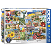 Eurographics - Puzzle Ukrajina kolaž - 1 000 kosov