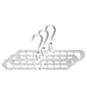 INF Obešalnik z 9 luknjami, 360° vrtenje, 3 kosa – PET Silver, (5000296492)