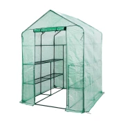 shumee Rastlinjak 143 x 143 x 195 cm, 135 g PE folija, kovinska konstrukcija