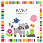 Epistola Založba Barve. Mali rakun: knjiga s sestavljankami
