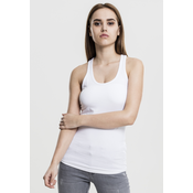 Womens jersey tank top white