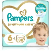 Pampers Premium Care Size 6 plenice za enkratno uporabo 13-18 kg 38 kos