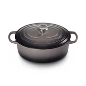 Le Creuset 21178294442430 Signature Gusseisen-Bräter mit Deckel,