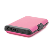 Power bank z denarnico, 2.500mAh, micro USB, Li-Ion, Teracell, pink