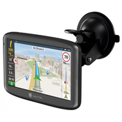 Navitel E505 Magnetic GPS Navigacija, 5 zaslon, črn