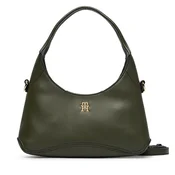 Ročna torba Tommy Hilfiger Th Everyday Mini Hobo AW0AW19185 Temno zelena