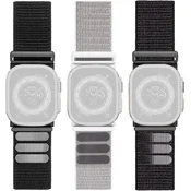 shumee 3x pašček za Apple Watch Ultra 8 7 6 SE 5 4 3 2 Sport nastavljiv