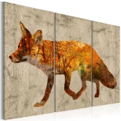 Slika - Fox in the Wood 90x60
