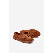 Mens Suede Loafers Shoes Zazoo