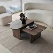 Hanah Home Set kafenih stocica, 105x35cm, Braon