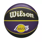 Wilson NBA TEAM TRIBUTE LA LAKERS, košarkaška lopta, ljubicasta WTB1300XBLAL