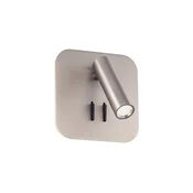 Redo 01-2978 - LED zidno svetlo QUDA LED/6W/230V + LED/3W CRI 90 hrom