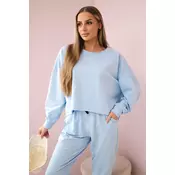 Set 2-piece sweatshirt + trousers blue